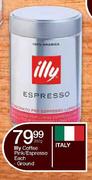 Illy Coffee Pink/Espresso Beans-250g Each