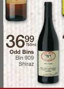 Odd Bins Bin 909 Shiraz-750ml