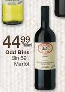 Odd Bins Bin 521 Merlot-750ml