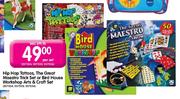 Hip Hop Tattoos, The Great Maestro Trick Ser or Bird House Workshop Arts & Craft Set