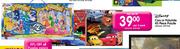 Disney Cars Or Fairytale 45 Piece Puzzle-Per 2 pack