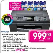 Brother 4-in-1 Colour Inkjet Printer (MFC-J220)