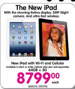 New iPad with Wi-Fi and Cellular-64GB + 3G