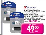 Verbatim 8GB USB Pinstripe-each