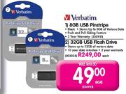 Verbatim 32GB USB Flash Drive-each