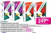 Kaspersky Internet Security 3 User 2013