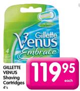 Gillette Venus Shaving Cartridges-4's pack
