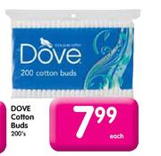 Dove Cotton Buds-200's pack