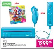 Wii Blue Console Bundle
