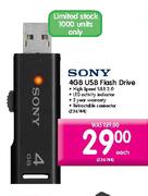 Sony USB Flash Drive-4GB each