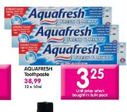 Aquafresh Toothpaste-50ml each