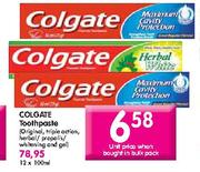 Colgate Toothpaste-100ml each