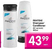 Pantene Shampoo/Conditioner-400ml each