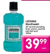 Listerine Mouthwash-500ml each