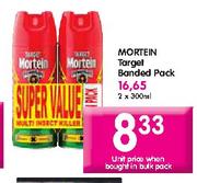 Mortein Target Banded Pack-2 x 300ml