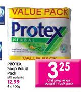 Protex Soap Value Pack-4 x 100g
