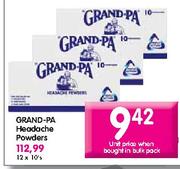 Grand-Pa Headache Powders-10's per pack