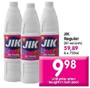 Jik Regular-750ml each
