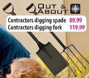 Out & About Contractors Digging Fork