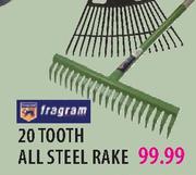 Fragram 20 Tooth All Steel Rake