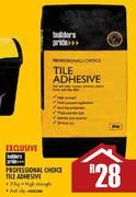 Builders Pride Professional Choice Tile Adhesive-20kg