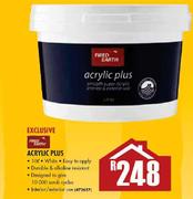 Fired Earth Acrylic Plus-10ltr