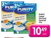 Purity Cereal 3rd Food Caramel-200g Each