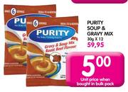 Purity Soup & Gravy Mix-12x30g
