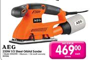 AEG 1/3 Sheet Orbital Sander (OSS2590)-250W Each