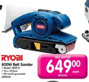 Ryobi 800W Belt Sander (EBS810)-Each