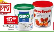 Gero/Dewfresh Yoghurt Assorted-1kg Each