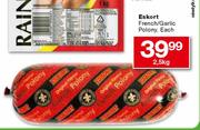 Eskort French/Garlic Polony-2.5kg Each