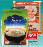 Aunt Caroline/Tasia Long Grain Rice-10Kg Each