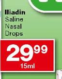 Lliadin Saline Nasal Drops-15ml