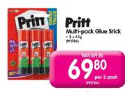 Pritt Multi-Pack Glue Stick-3 x 43g