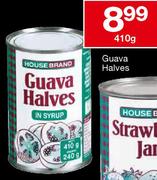 House Brand Aguava Halves In Syrup-410g