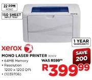 Xerox Mono Laser Printer(3010V)