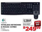 Logitech Wireless Keyboard & Mouse Combo(MK260)