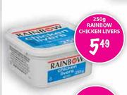 Rainbow Chicken Livers-250g