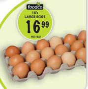 Foodco Large Eggs-18's Per Tray