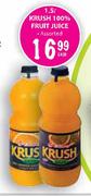 Krush 100% Fruit Juice-1.5l Each