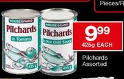 House Brand Pilchards Assorted-425gm Each