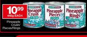 Housebrand Pineapple Crush/Pieces/Rings-440g