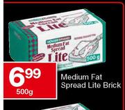 Housebrand Medium Fat Spread Lite Brick-500g