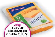 Clover Cheddar or Gouda Cheese-240gm