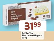 Pnp Coffee Shortbread Fingers-200g