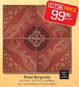 Royal Burgundy 500 x 500mm-Per Sqm