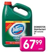 Domestos Disinfectant(All Variants)-3Ltr Each
