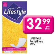 Lifestyle Pantyliners-100's Per Pack