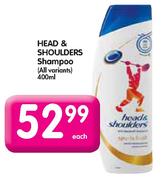 Head & Shoulders Shampoo-400ml